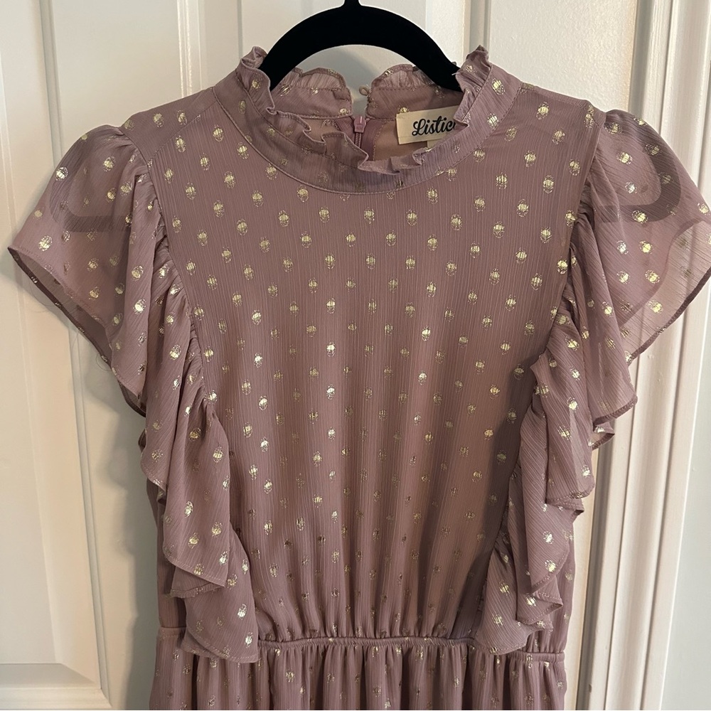 Listicle- Mauve Dress - Picture 3 of 7